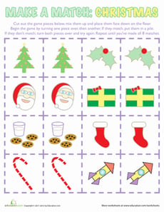 Christmas Cut-out Game