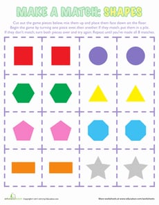 Shapes Matching Game