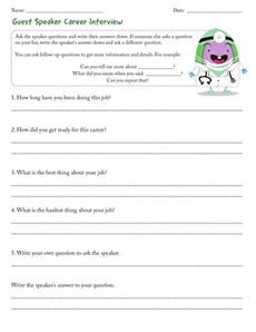 Guest Speaker Career Interview 