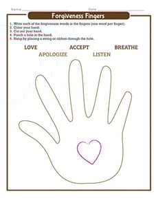 Foregiveness Fingers