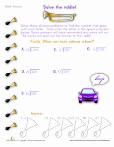 Solve the Division Riddle #2