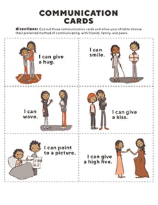 Communication Cards for Young Children