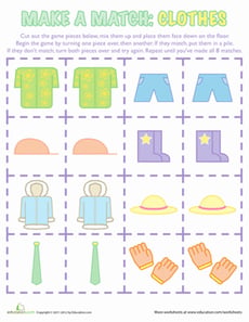 Clothes Matching Game