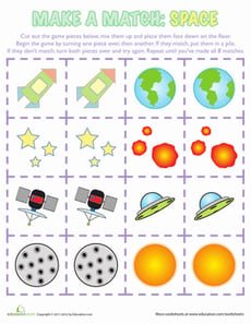 Space Memory Game
