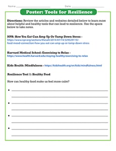 Poster: Tools for Resilience