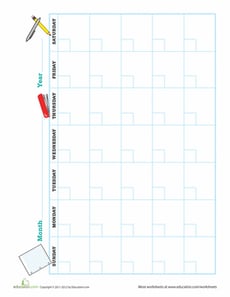 Back to School Calendar