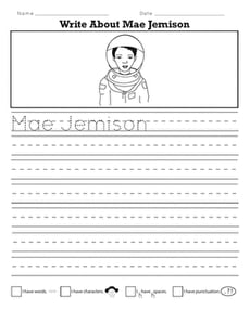 Write About Mae Jemison