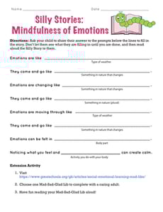 Silly Stories: Mindfulness of Emotions