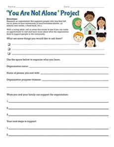 'You Are Not Alone' Project