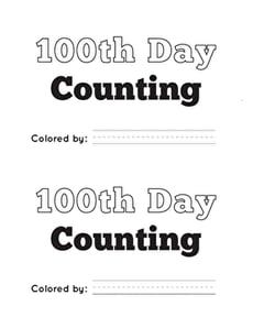 100th Day Counting Reader