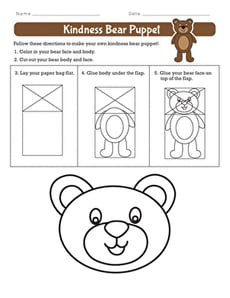 Kindness Bear Puppet