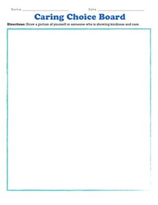 Caring Choice Board