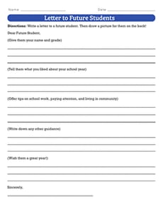 Letter to Future Students