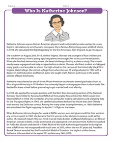 Who is Katherine Johnson?