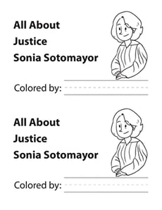 All About Sonia Sotomayor Reader