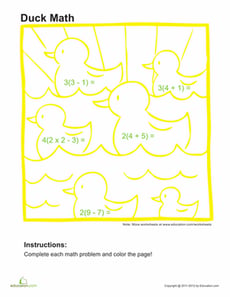 Order of Operations Practice #2