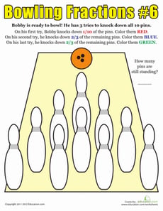 Bowling Fractions #6