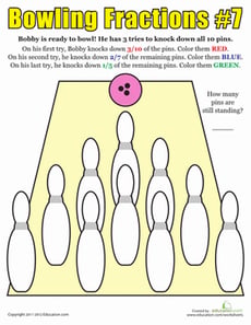 Bowling Fractions #7