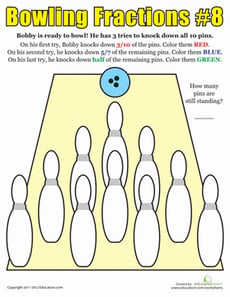 Bowling Fractions #8