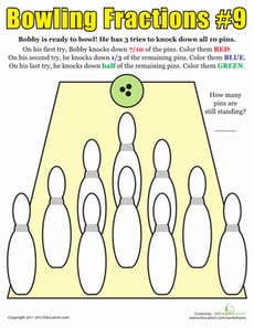 Bowling Fractions #9