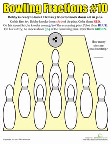 Bowling Fractions #10