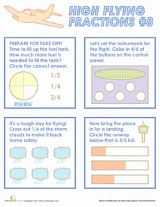 Flying Fractions 8