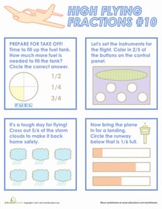 Flying Fractions 10