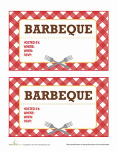 Barbeque Invitation 