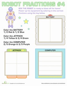 Robot Fractions 4