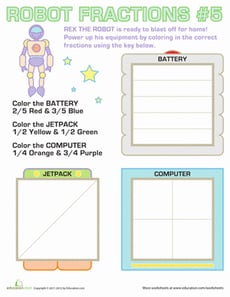 Robot Fractions 5