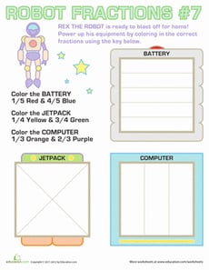 Robot Fractions 7