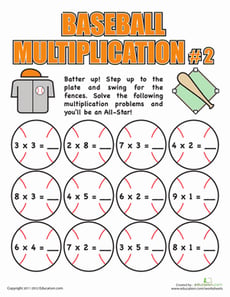 Baseball Multiplication #2