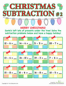Christmas Subtraction #2