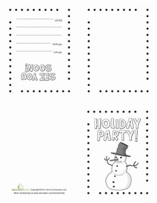 Make Your Own Holiday Invitations