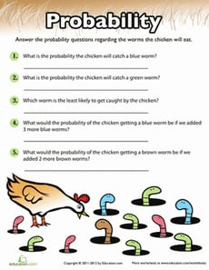 Probability Practice: Worms
