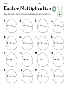 Easter Multiplication #1