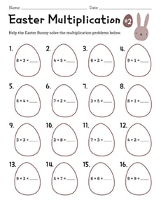Easter Multiplication #2