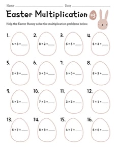 Easter Multiplication #3