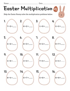 Easter Multiplication #5