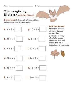 Thanksgiving Division #4