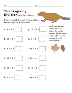 Thanksgiving Division #5