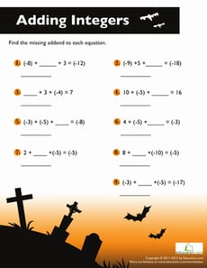 Adding Positive and Negative Numbers #5