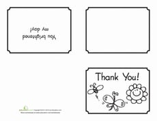 Spring Thank You Card
