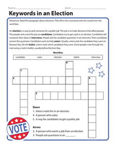 Keywords in an Election