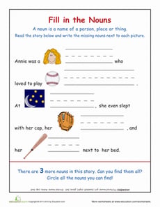 Identifying Nouns