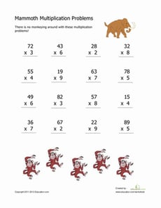 Mammoth Multiplication Problems
