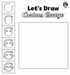 Draw Curious George