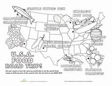 American Food Map