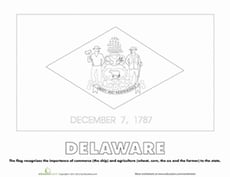 Delaware State Flag