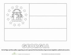 Georgia State Flag